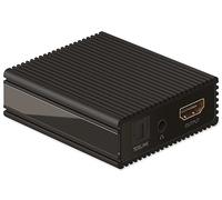 goobay 58477 HDMI Extractor Audio 4K @ 60Hz Digital to Analogue Convertidor 18 Gbit/s HDMI Audio Adapter Toslink & Jack para TV