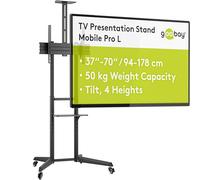 SOPORTE DE SUELO CON RUEDAS TV/MON GOOBAY 37-70