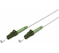 goobay 59584 - Cable de fibra óptica (FTTH), monomodo (OS2) simplex/LC APC (8°) macho a LC-APC (8°) macho/cable óptico / 1 metro