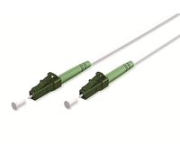 goobay 59586 - Cable de fibra óptica (FTTH), monomodo (OS2) Simplex/LC APC (8°) macho a LC-APC (8°) macho/cable óptico / 3 metros