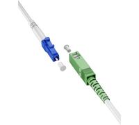 GOOBAY 59609 - Latiguillo de FO símplex, SC-APC (8°)<>LC-UPC, blanco, 2,0 m