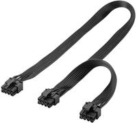 GOOBAY 59714 - Conector PCIe de 8 pines a conector PCIe 2x 6+2