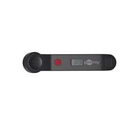 Goobay 59799 Medidor digital de presión de aire que muestra la presión de los neumáticos con precisión, para coches, motos, camiones, bicicletas