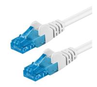 Goobay 59824 "Cat 6 A" Patch Cable, U/UTP, 1 m, Color Blanco/Negro