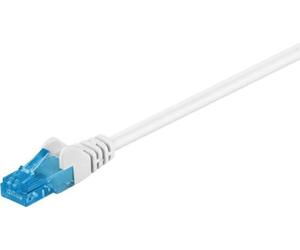 Goobay 59835 "Cat 6 A" Patch Cable, U/UTP, 50 m, Color Blanco/Negro
