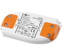 Goobay 60368 - Transformador LED (230 V a 24 V, 24 V, transformador de 8 W, carga total, 24 V CC, transformador de 24 V, sin parpadeo)