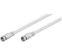 Goobay 60722 - Cable coaxial, color blanco