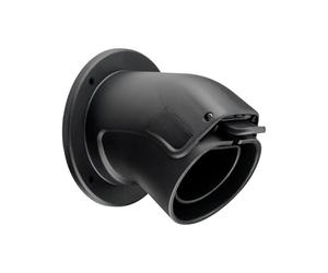 goobay 61142 Soporte de Pared Tipo 2 Cable de Carga para vehículos eléctricos/Soporte en ángulo para Cables EV/Organizador de Cables/Soporte de Cable para Enchufe de Carga