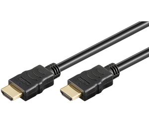 goobay 61161 - Cable HDMI de alta velocidad con Ethernet / 4K Ultra HD y ARC par