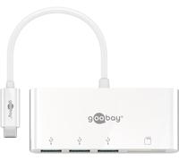 Goobay 62097 base para portátil y replicador de puertos alámbrico us