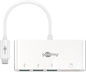 Goobay 62097 base para portátil y replicador de puertos alámbrico us