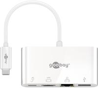 Goobay 62105 base para portátil y replicador de puertos alámbrico us