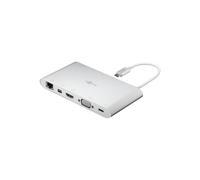 Goobay 62113 11 en 1 USB-C Hub refleja Las señales de USB c a HDMI y Dispositivo