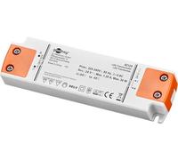 Goobay 62120 Transformador LED de 24 V (CC)/30 W regulable, 24 V CC para LED de hasta 30 W de carga total