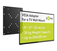 Goobay Soporte Fijo para TV VESA 200x200 10-32" Máx. 30Kg Negro