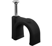 Goobay 64684 abrazadera para cable negro 100 pieza(s)