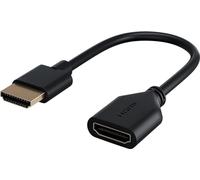Goobay 64824 Adaptador HDMI Flexible y Plegable - Alargador para Monitores, PS5, Xbox, Apple TV / 10cm