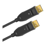 goobay 64869 Cable Conector DisplayPort híbrido óptico 2.0 (AOC) / 8K Ultra HD 4320p (60 Hz) / Conductor Vidrio híbrido/Contacto chapadas Oro/DisplayPort a DisplayPort / 50m