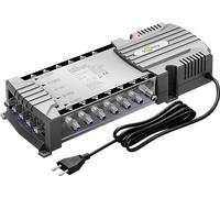 goobay 64875 Multiconmutador satélite/Multiconmutador Compacto / 5 entradas / 12 Salidas / 4K, 8K UHD/Dab+ / para 12 participantes