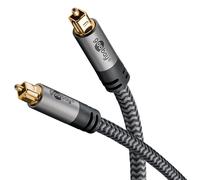 Goobay 65308 cable de audio 10 m toslink negro, plata