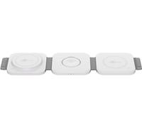 goobay 65312 Estación de Carga MagSafe/Cargador inalámbrico 3en1 / Plegable,Cargador inalámbrico USB-C para iPhone, AirPods y Aple Watch/Estación de Carga de Viaje de 15W