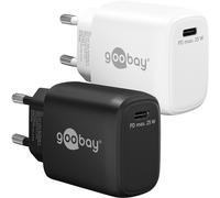 Cargador rápido Goobay USB-C™ PD (25 W) negro