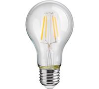 goobay - Bombilla LED filamento 4W / forma vela/bombilla luz blanca cálida 2700K / bombilla LED para lámparas/bombilla bajo calor/no regulable / 4kWh/1000h transparente / 65395