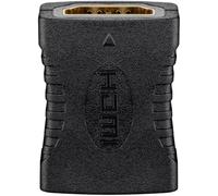 goobay 65743 - Adaptador de conexión HDMI Hembra a Hembra 8 K @ 60 Hz/Acoplamiento con HDMI 2.1 UHD 4 K @ 120 Hz para Ordenador portátil, TV, Monitor, PC