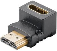 goobay 65749 - Adaptador HDMI en ángulo (270 Grados, contactos chapados en Oro, ángulo de 270°, 8 K a 60 Hz, 4K a 120 Hz, 48 Gbits/eARC, HDR)