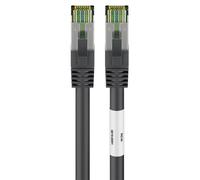 Goobay 66725 cable de red negro 7,5 m cat8.1 s/ftp (s-stp)
