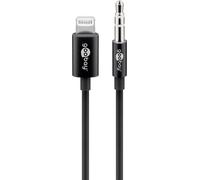 Goobay 66805 cable de conector lightning 1 m negro