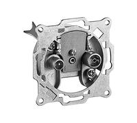 Goobay 67044 Adaptador de Cable Plata - Adaptador para Cable (Macho/Hembra, Plata)