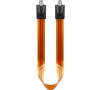 Goobay 67246 cable plano sat para pasar por la ventana, 2x conectores