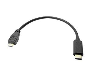 Goobay 67895 Sync & Charge Super Speed USB-C a Micro-B 2.0 Cable De Carga, 0,2m