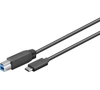 goobay 67986 Sync & Charge Super Speed USB-C a USB Cable de Carga Tipo B 3.0, 1m, Negro