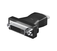 Goobay 68098 cambiador de género para cable hdmi dvi-d negro