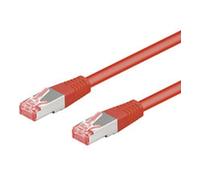 Wentronic Goobay Cat 6-1000 SSTP PIMF Red 10m Rojo - Cable de Red (10 m, Rojo)