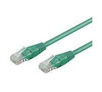 Goobay 68612 cable de red verde 0,25 m cat5e u/utp (utp)