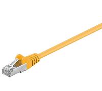 Goobay 68617 - Cable de enlace (cat. 5e, F/UTP, amarillo, 0,25 m), color amarillo