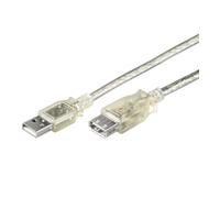 Goobay 68623 cable usb usb 2.0 0,3 m usb a transparente