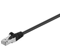 Goobay 68666 cable de red negro 1 m cat5e sf/utp (s-ftp)