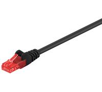 Goobay 68682 cable de red negro 3 m cat6 u/utp (utp)