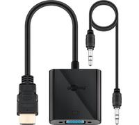 Goobay 68793 adaptador de cable de vídeo 0,1 m vga (d-sub) hdmi tipo