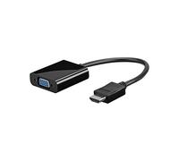 Goobay 68793 Adaptador de Cable HDMI VGA Negro - Adaptador para Cable (HDMI, VGA, Macho/Hembra, 0,1 m, Negro)