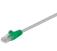 Goobay 68868 cable de red verde, gris 5 m cat5e u/utp (utp)