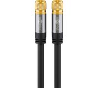 Goobay 70661 1 m cable con conector f de satélite para dvb-s receptor