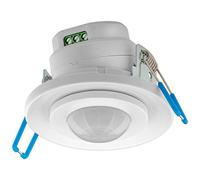 goobay 71362 Detector de Movimiento con Sensor crepuscular - para instalación empotrada en el Techo en Interiores - detección de 360° - 8m de Alcance - LED Adecuado