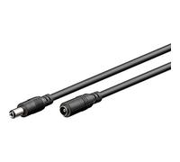 goobay 71400 Cable alargador del cable de alimentación de CC Clavija de CC a toma de CC de 12 V 5,5 x 2,1 mm Cable alargador del cable de conexión a la red de CC Cable de alimentación de 3 m