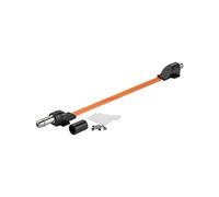 Goobay 71410 Muy Plano Impermeable Sat pasaventanas (0,3 mm, 50 cm de Largo), Color Naranja