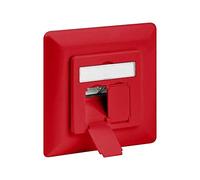 Goobay 71576 2 x RJ-45 Rojo - Toma de Corriente